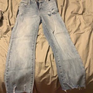 Risen los angeles frayed denim jeans